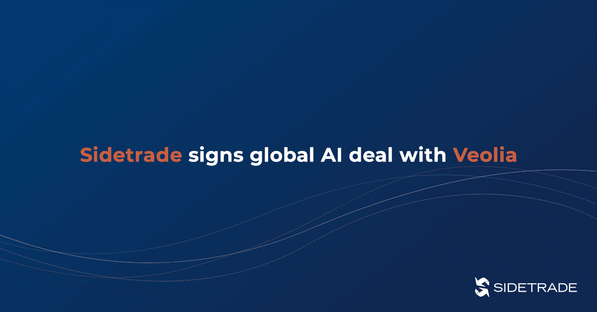 Sidetrade signs global digital transformation deal with Veolia Group