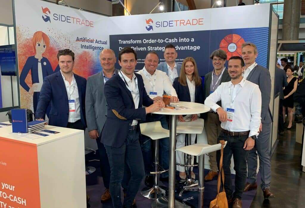 Sidetrade's booth at the SSOW in Lisbon