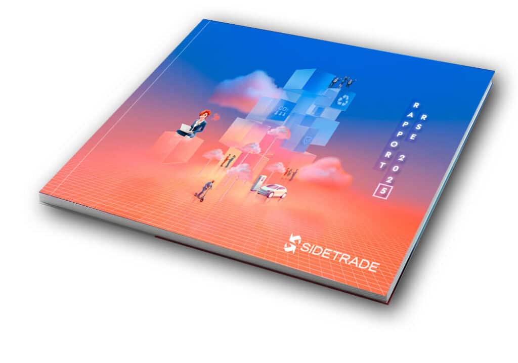 Couverture du rapport RSE 2025 de Sidetrade